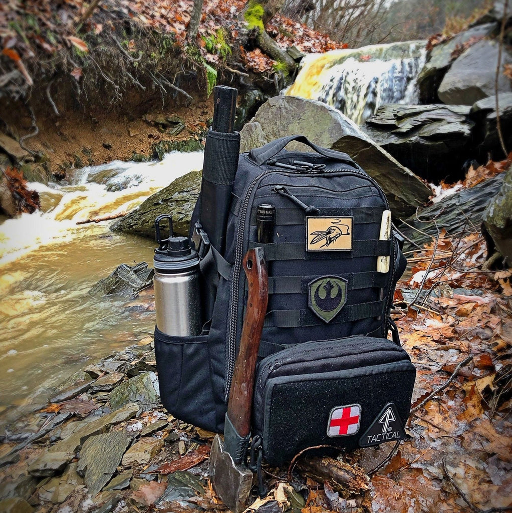 Know the right tactical gear to pack for a hike. Don’t forget to include some morale patches⁠—you’ll want to maintain high morale during your trek!