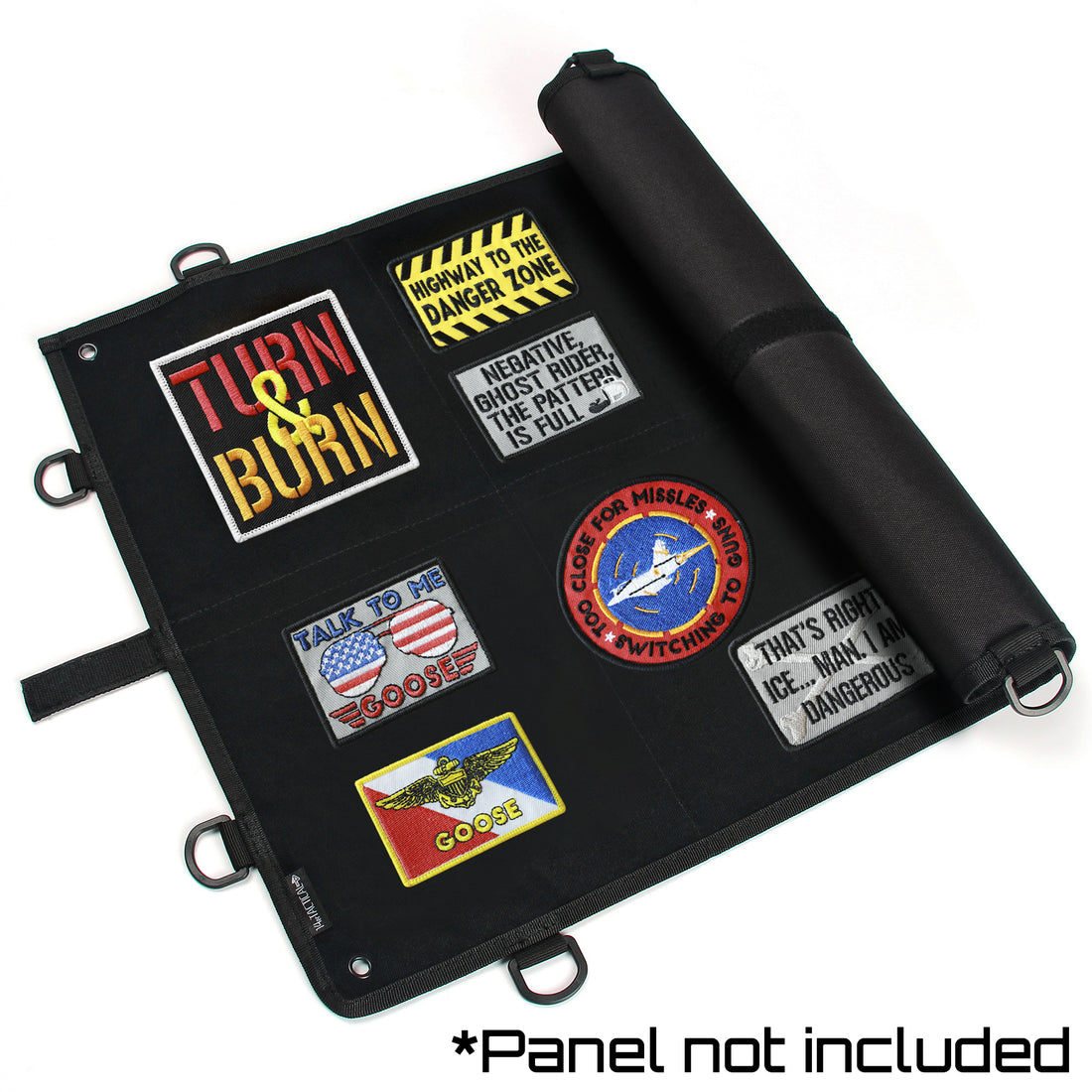 14er Tactical Patch Display Board | Patch Panel Board for Patches,  Collection Patch Holder | Ballistic Patch Wall Display, Hook and Loop Panel  