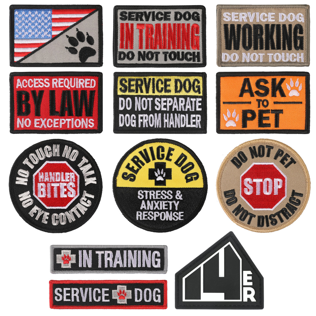 14er K9 Morale Patches (12-Pack) – 14er Tactical