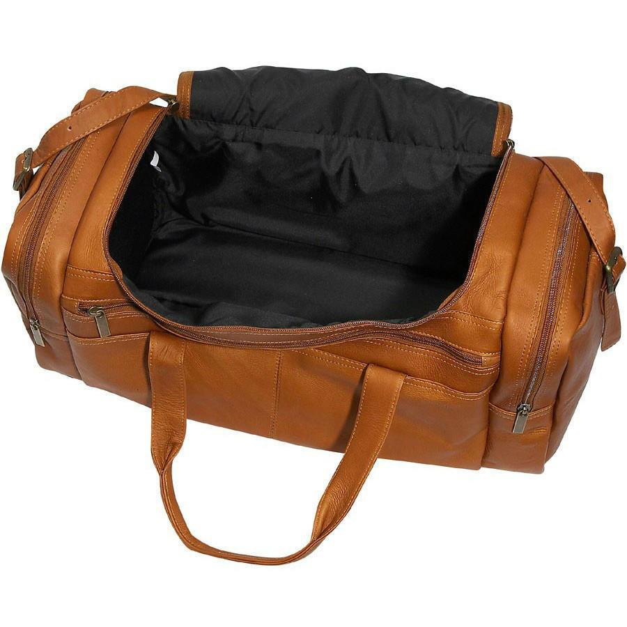 samsonite mens leather classic duffel