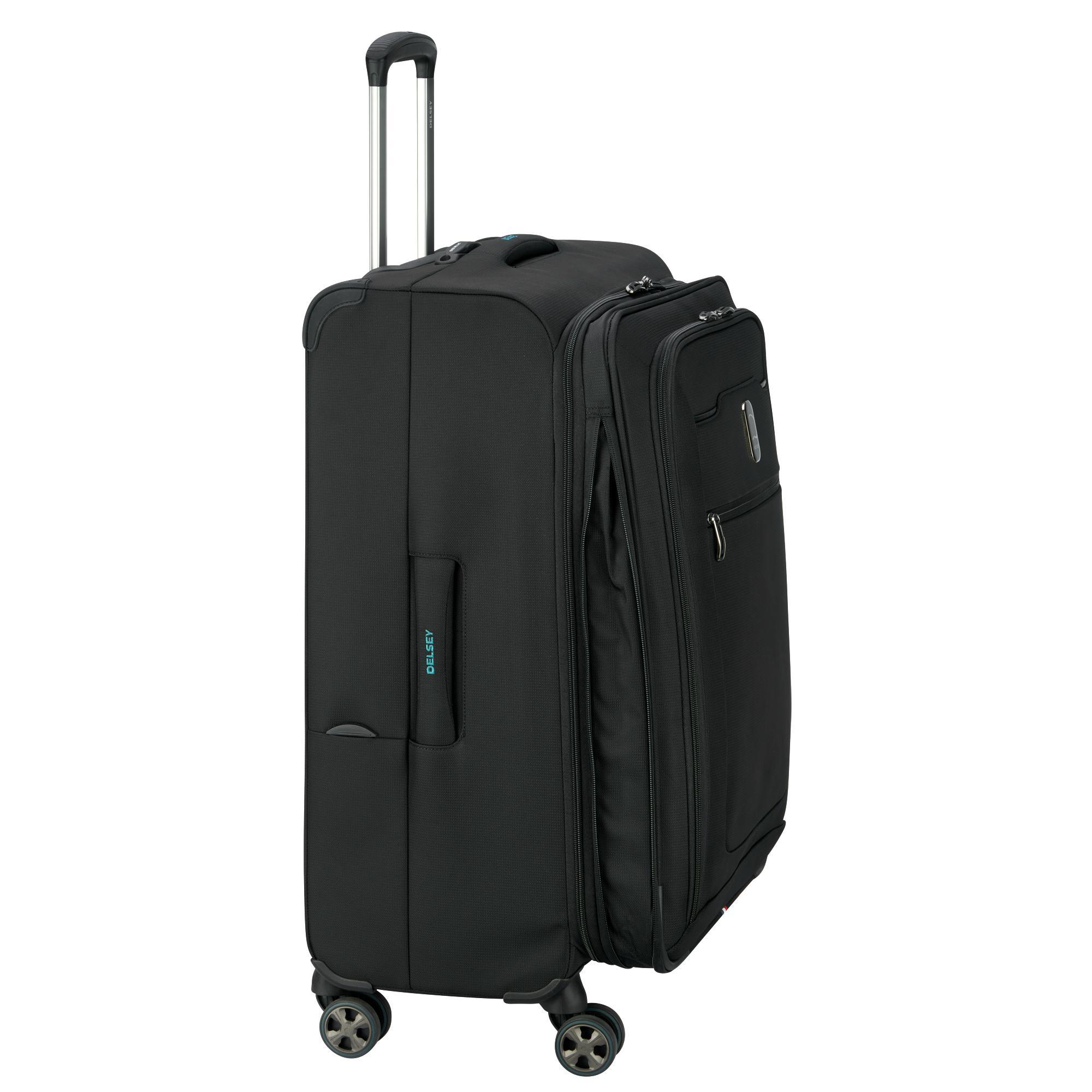 delsey black suitcase