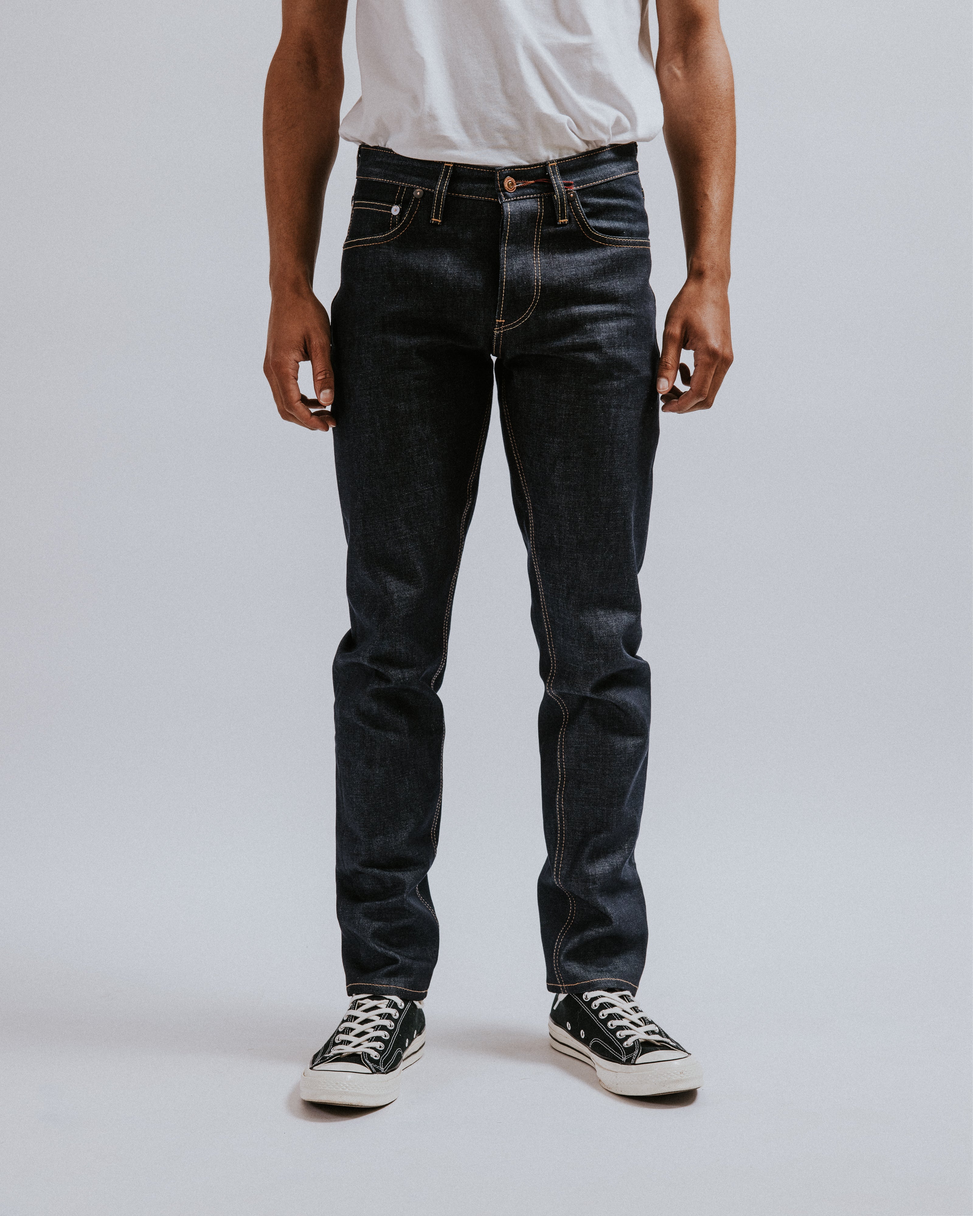 Men's Slim Tapered Fit Japanese Selvedge Denim Jeans | Hiut Denim Co.