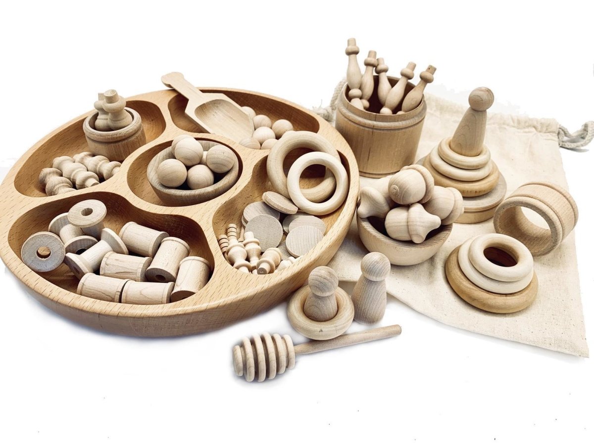 wooden sensory toys