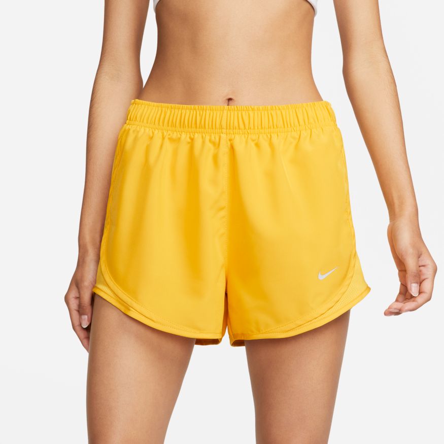 yellow nike tempo shorts