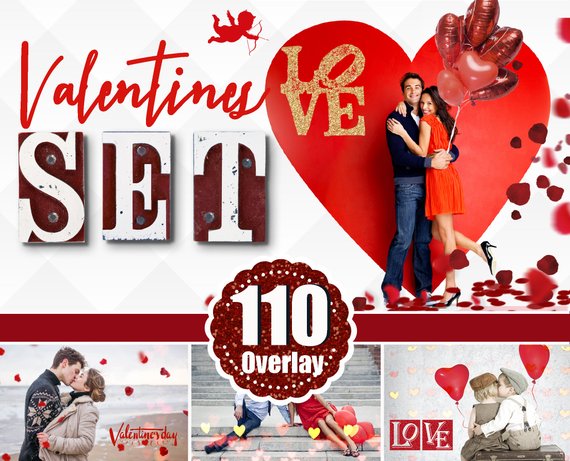 110 Valentine Valentine's day Photo overlays, heart, love, romantic, p –  