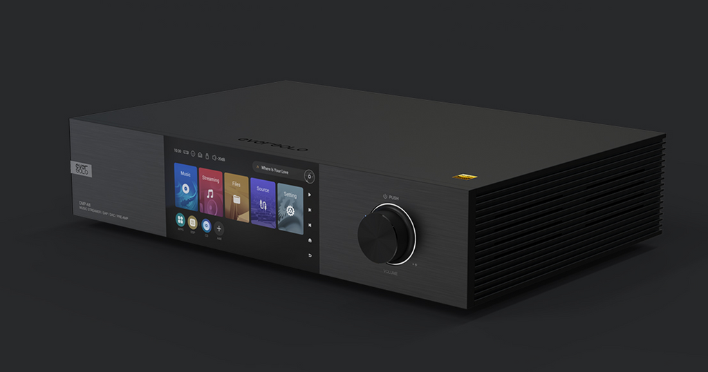 Eversolo DMP-A8 Streamer, Digital Audio Player, DAC, and Preamp Aluminum Chassis