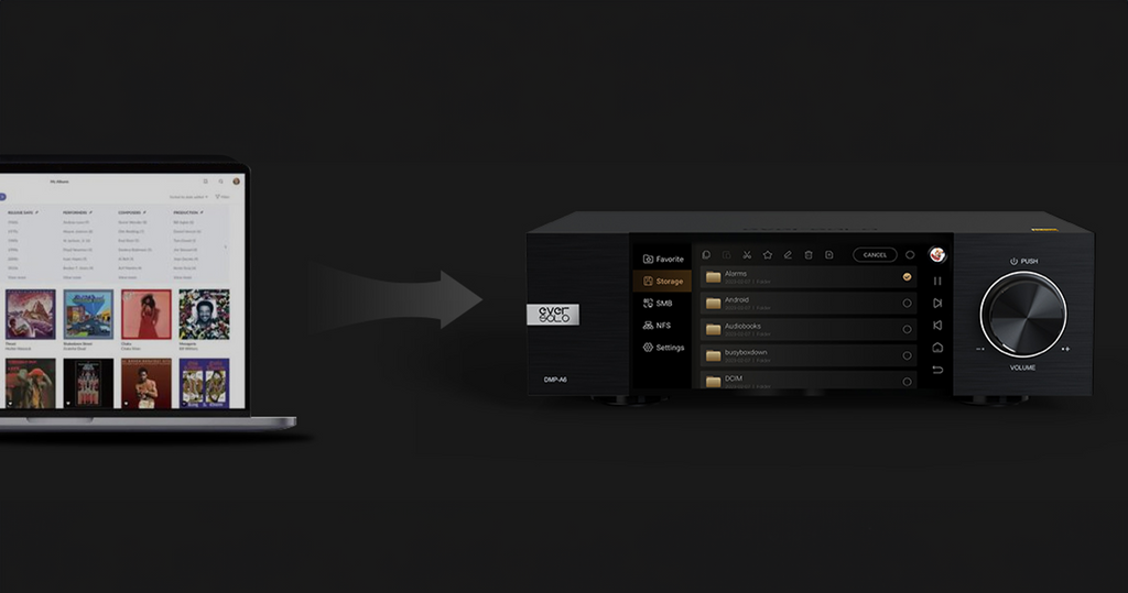 Eversolo DMP-A6 DAC/Amp Network Streamer Local Playback