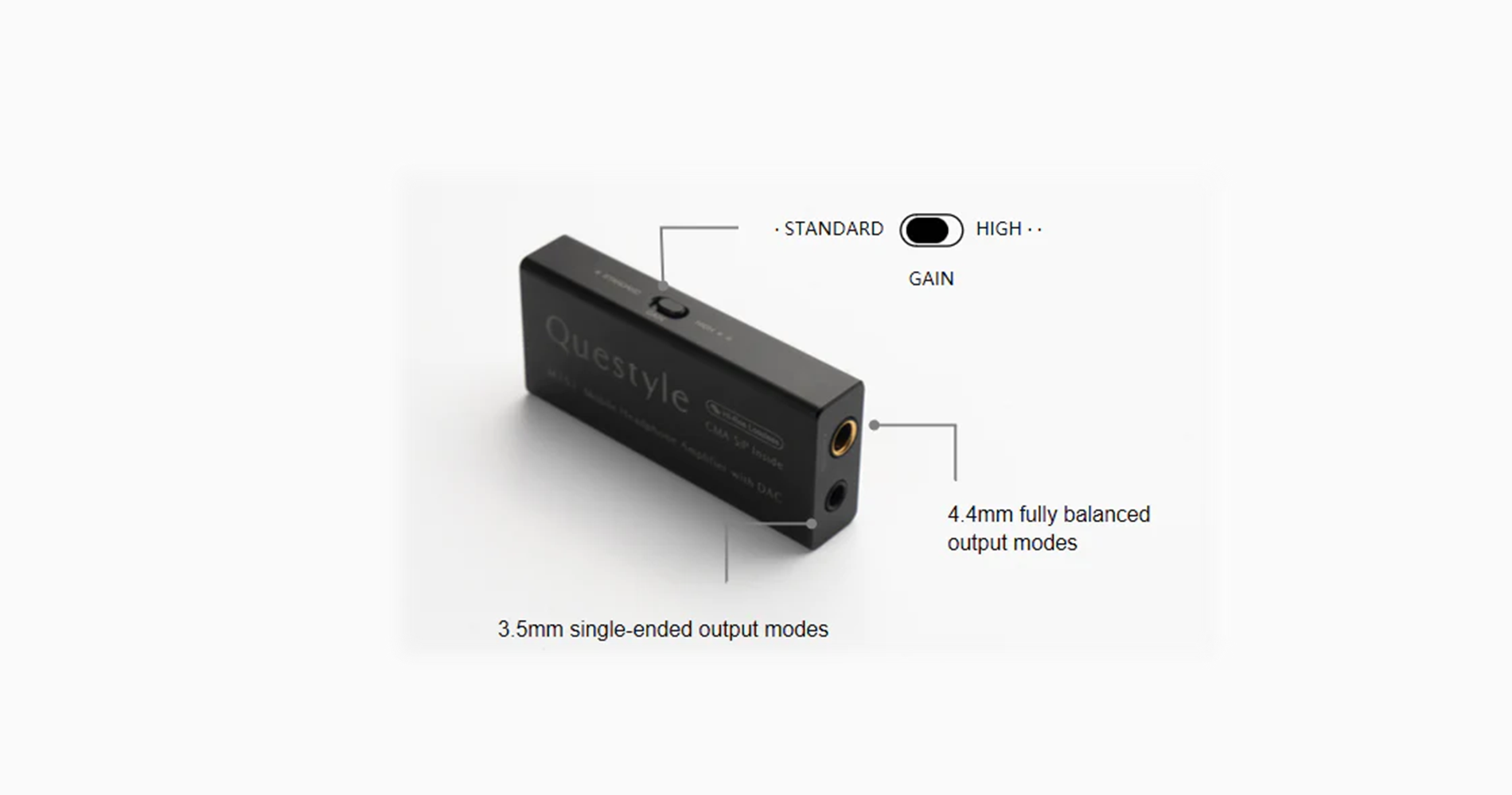 Questyle M15i Portable DAC/Amp Dual Ports