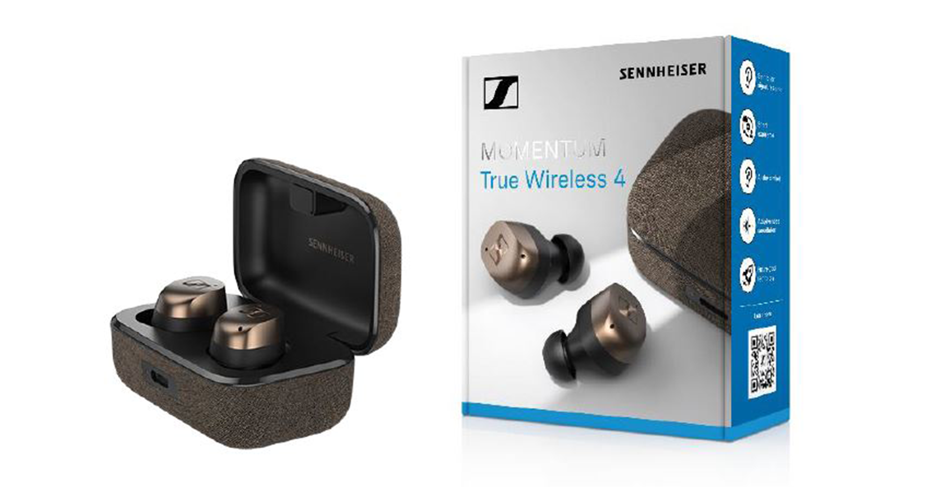 Sennheiser MOMENTUM True Wireless 4 with Adaptive Noise Cancellation In The Box