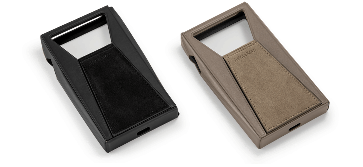 Astell & Kern A&ultima SP3000T Leather Case Side by Side Visual