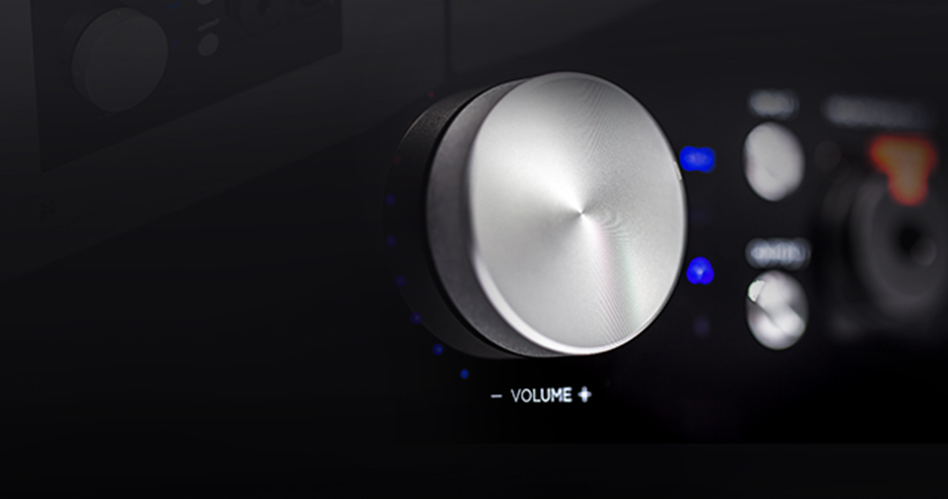 Hifiman EF1000 Hybrid Tube Headphone Amplifier Volume Knob