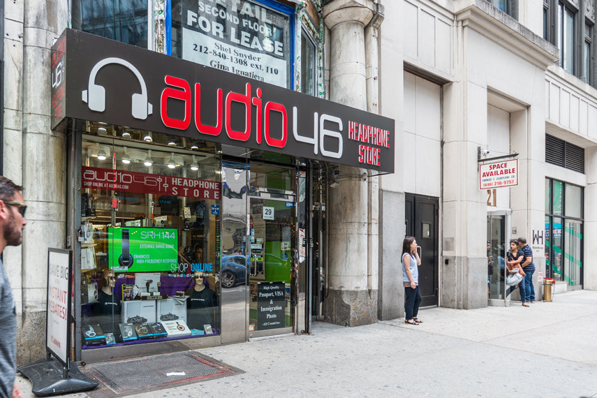 Photo of Audio46 store front