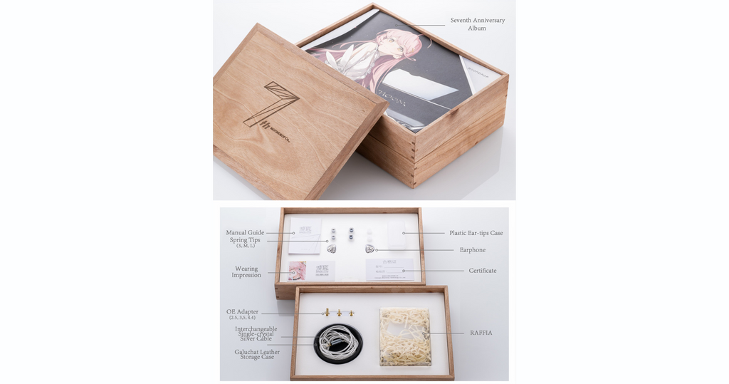 MoonDrop Beautiful World Flagship Limited Edition In-Ear Monitors In The Box 1