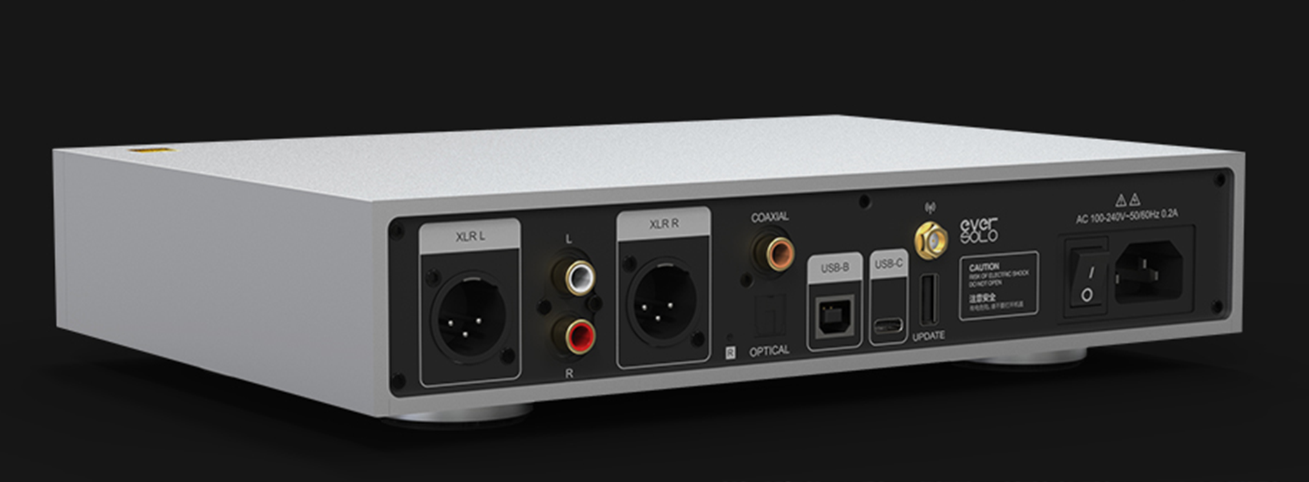 Eversolo DAC-Z6 Headphone Amp/DAC RCA and XLR outputs