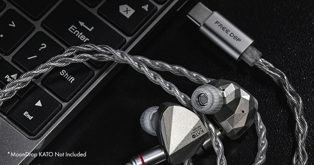 MoonDrop Free DSP USB-C In-Ear Headphone Upgrade Cable Overview