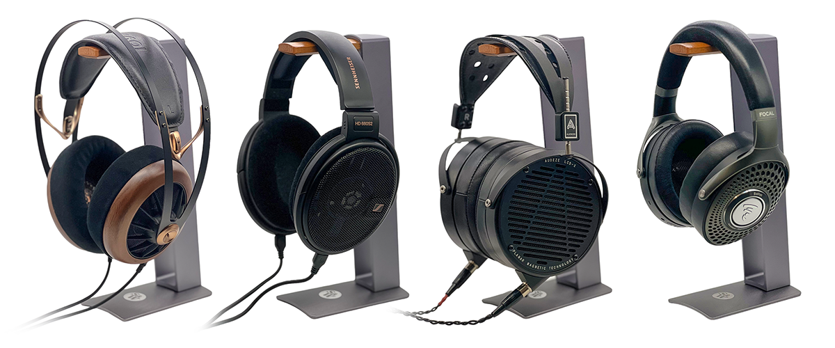 Strauss & Wagner SW-HS01 Premium Wood and Aluminum Headphone Stand Compatibility