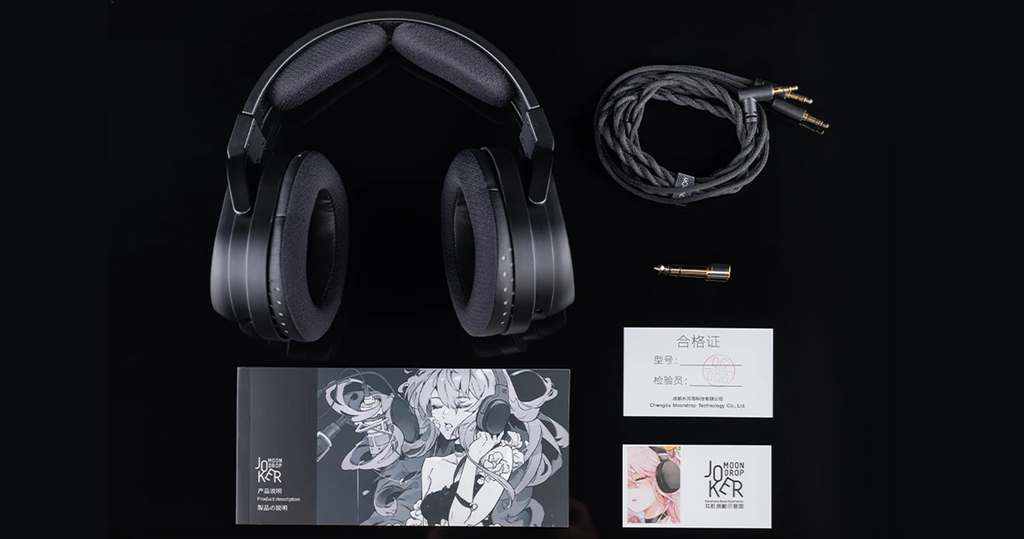 MoonDrop JOKER Closed-Back Headphone In The Box