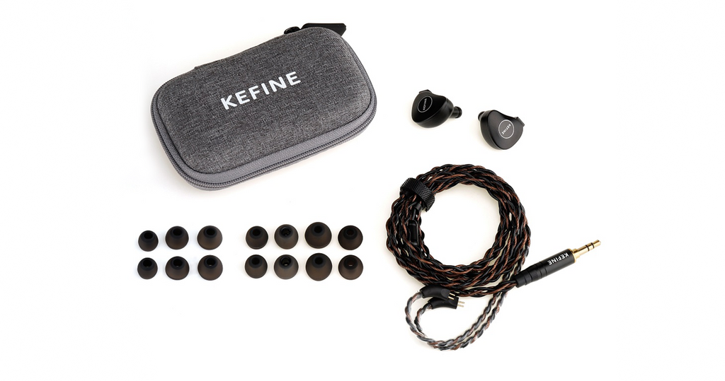 Kefine Klanar Planar Magnetic In-Ear Monitors In The Box