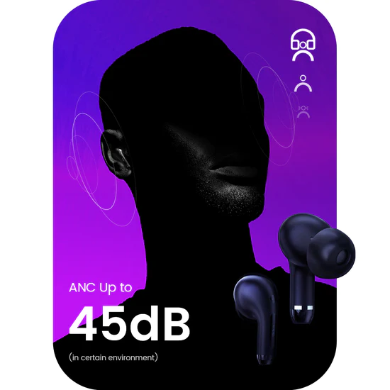 IKKO ActiveBuds AB02 AI Smart Control True Wireless Earbuds ANC