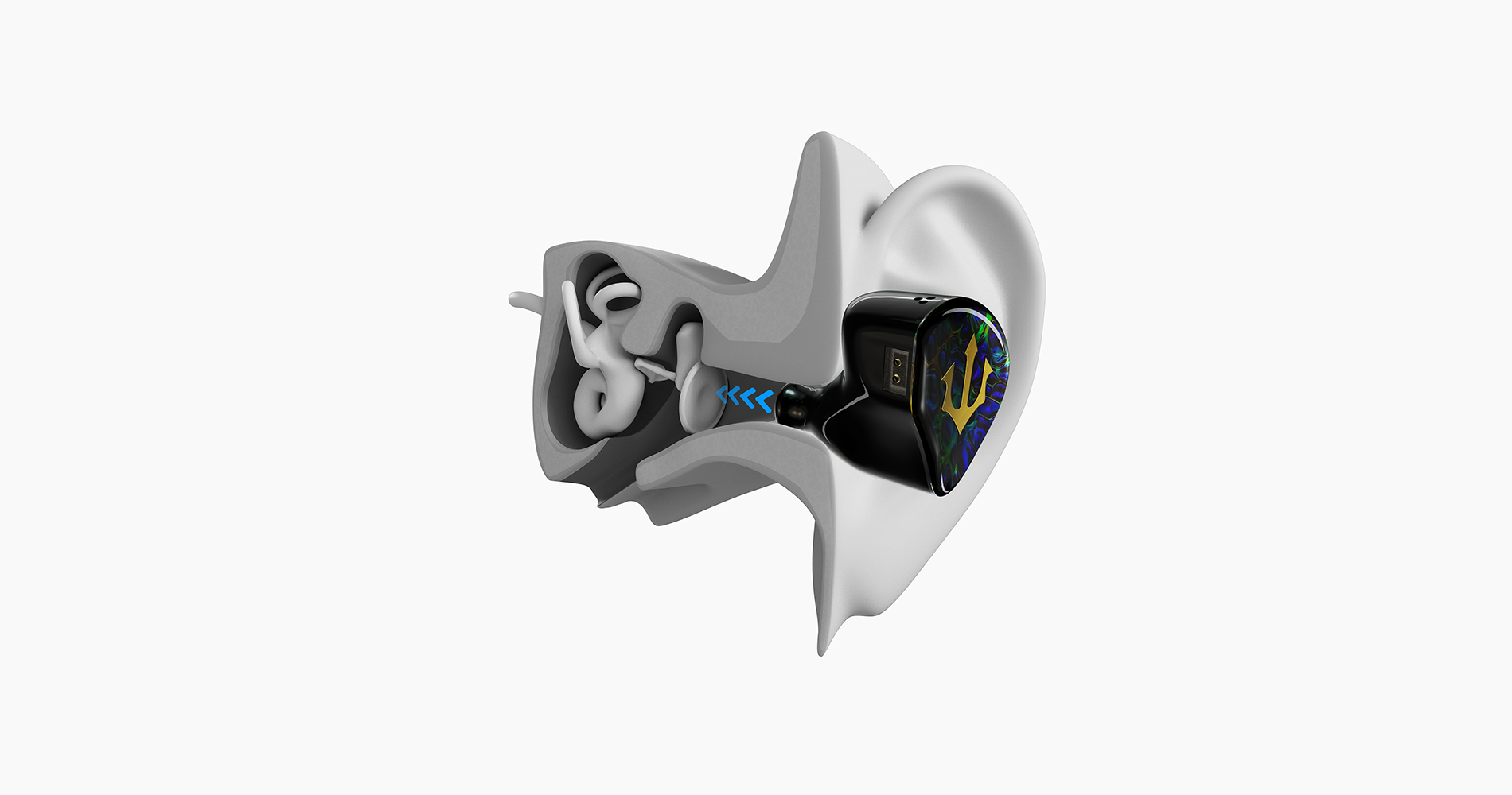 Empire Ears Triton Universal In-Ear Monitor Dual Air and Bone Conduction