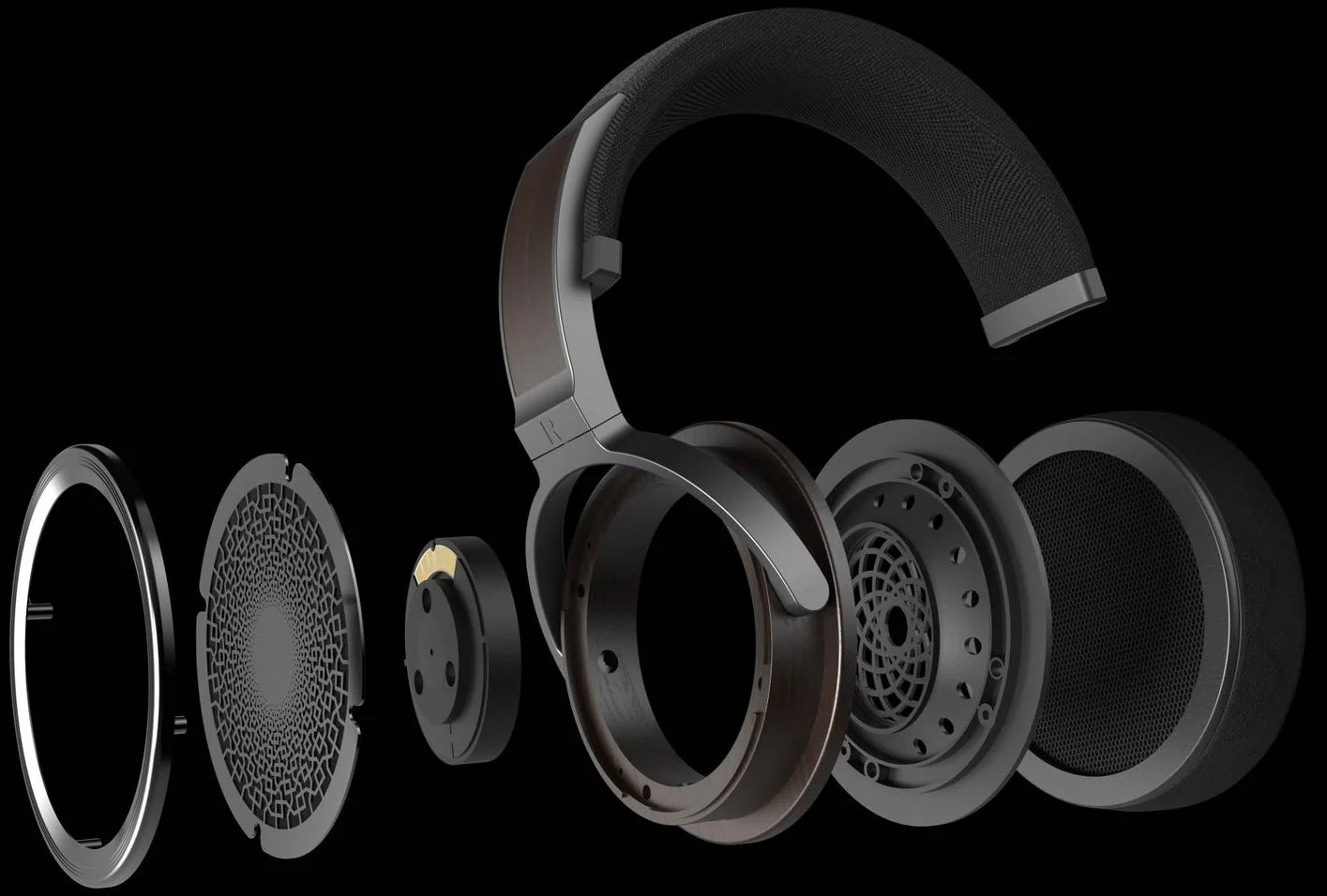 Componentes internos de HarmonicDyne Zeus Elite