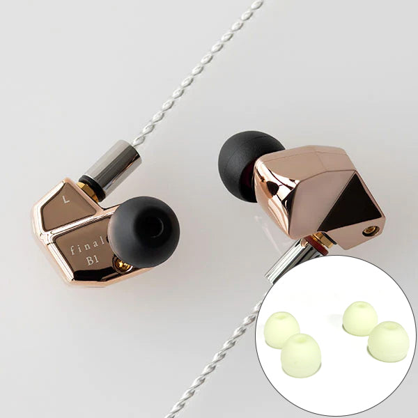 Final Audio B1 Hybrid Driver Earphones (+free Glow-in-the-Dark tips)