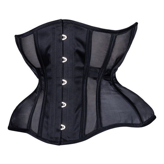 Women Leather Overbust Corsets Steel Boned Overbust Waist Training Leather Corset  Extreme Hi-27 Black Leather Lace-up Corset -  Hong Kong