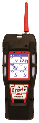 4 gas monitor in breathing zone