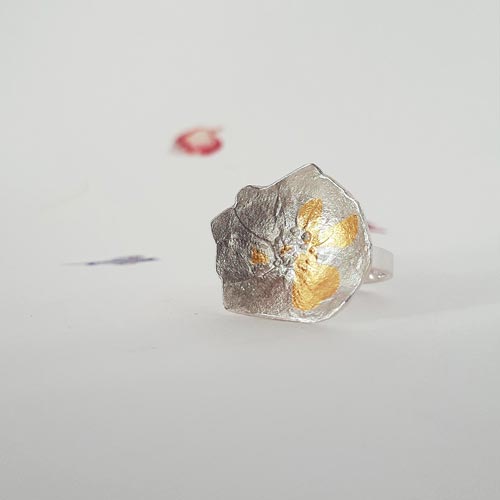 Pressed flower floral jewellery Flower Ring