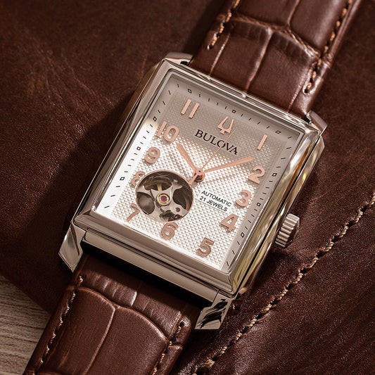 Bulova Sutton Men\'s Automatic Watch | 97A175 – Ann-Louise Jewellers