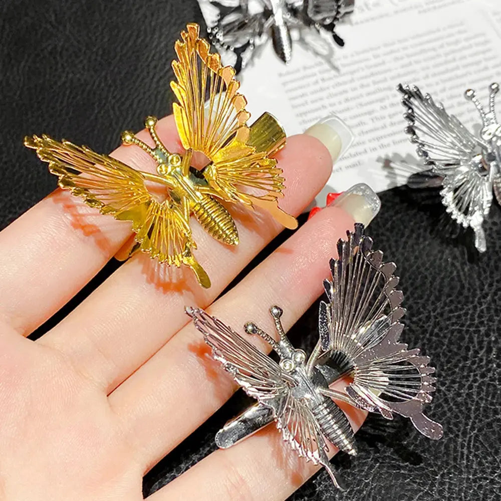 Moving Metal Butterfly Hairpins for Women & Girls - Cute Versatile Butterfly Hair Clips-hair accessories-SWEET T 52