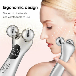 Electric Facial Micro-current Beauty Device, Face Lift Roller/Massager/Skin Tightening - SWEET T 52