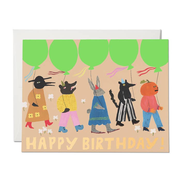 Birthday March Greeting Card