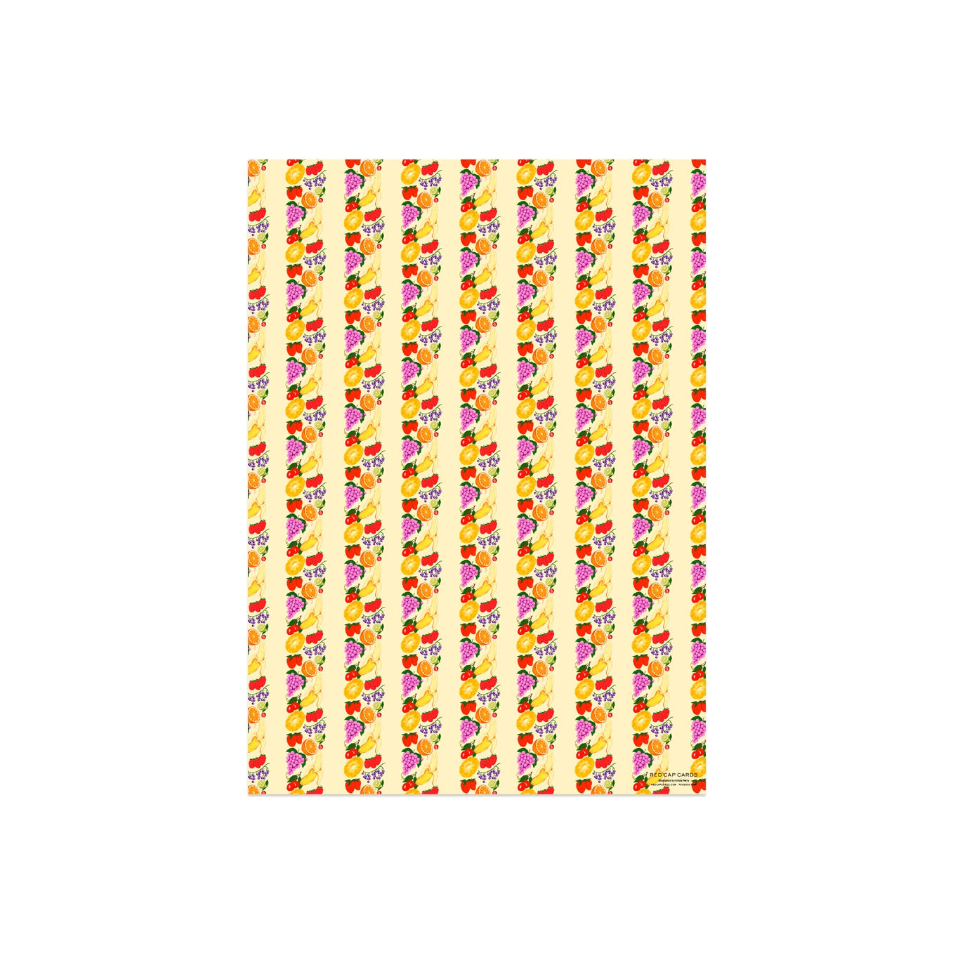 Fruit Stripe Gift Wrap