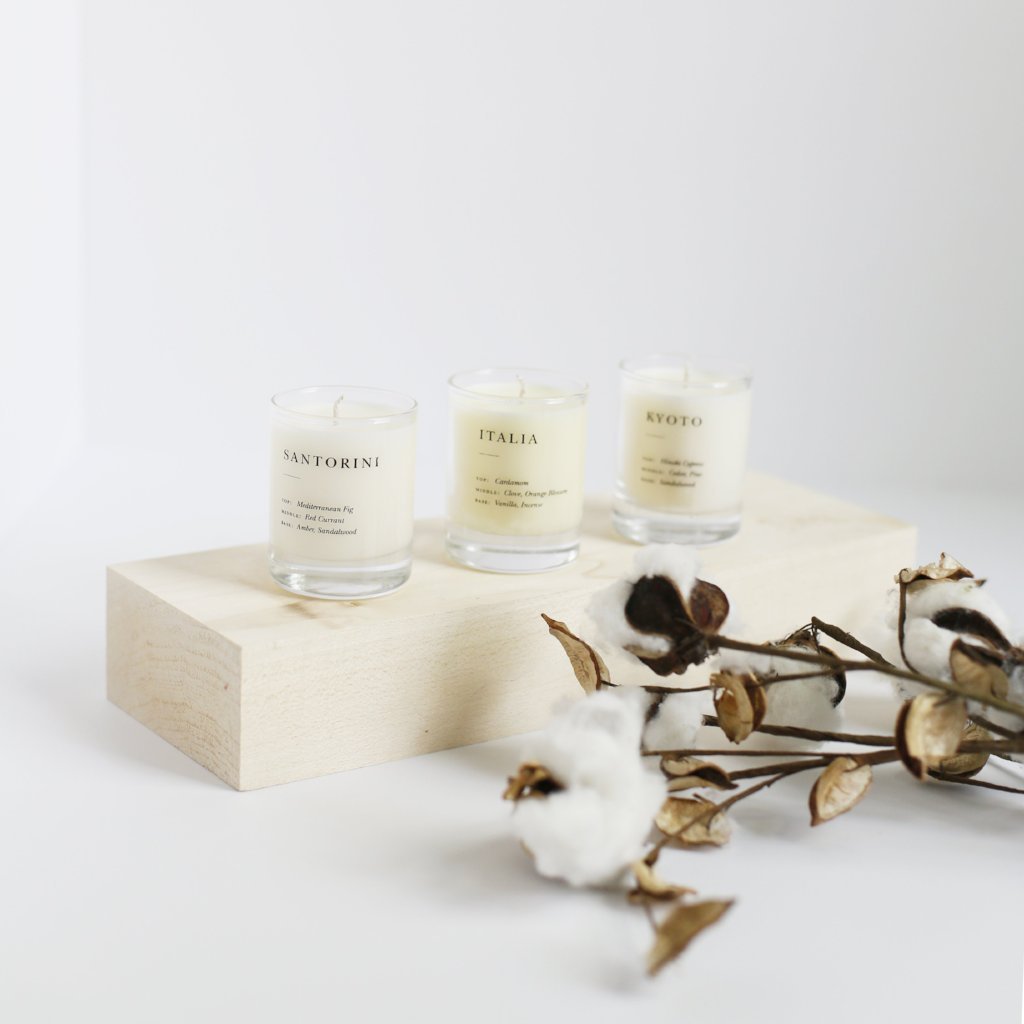 Escapist Votive Set: Earthy + Warm