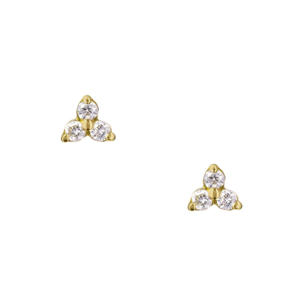 Katie Trinity Stud Earrings