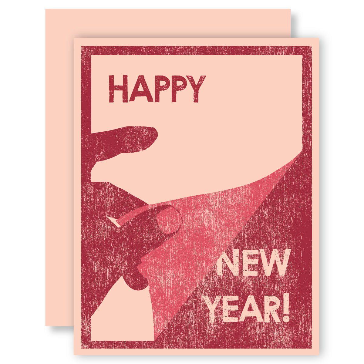 New Year New Page Letterpress Card