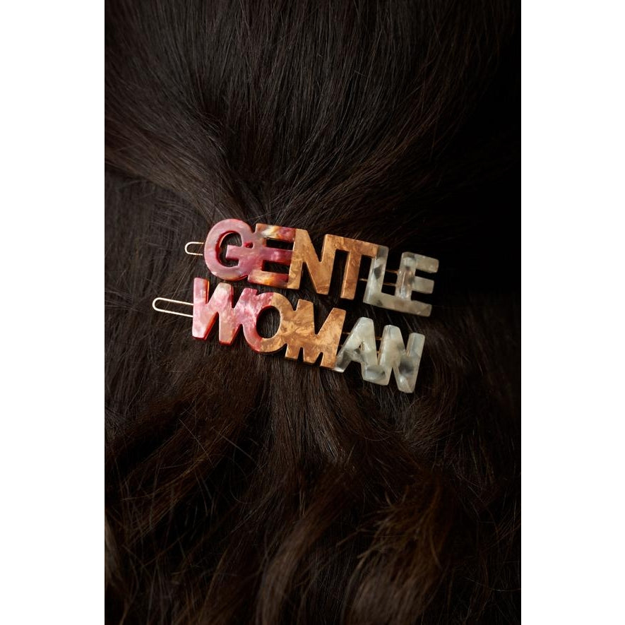 Gentlewoman Hair Clips in Coral