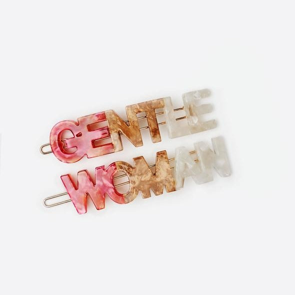 Gentlewoman Hair Clips in Coral