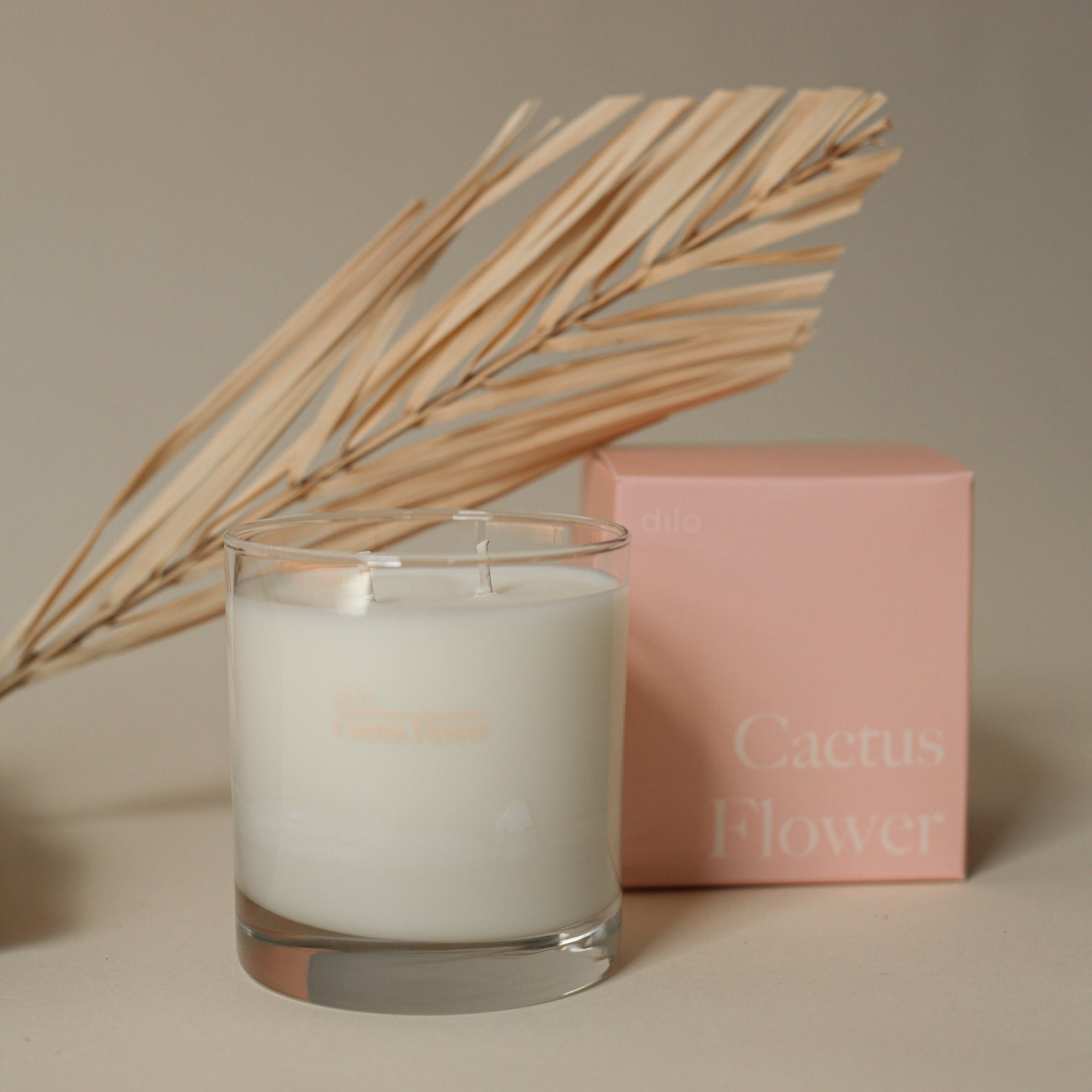 Cactus Flower Candle