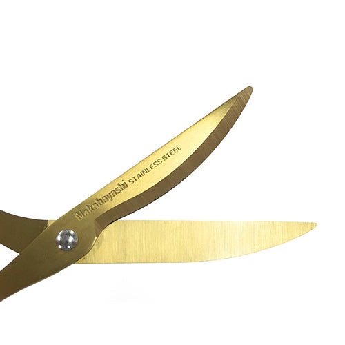 Champagne Gold Slim Scissors for Delicate Cutting