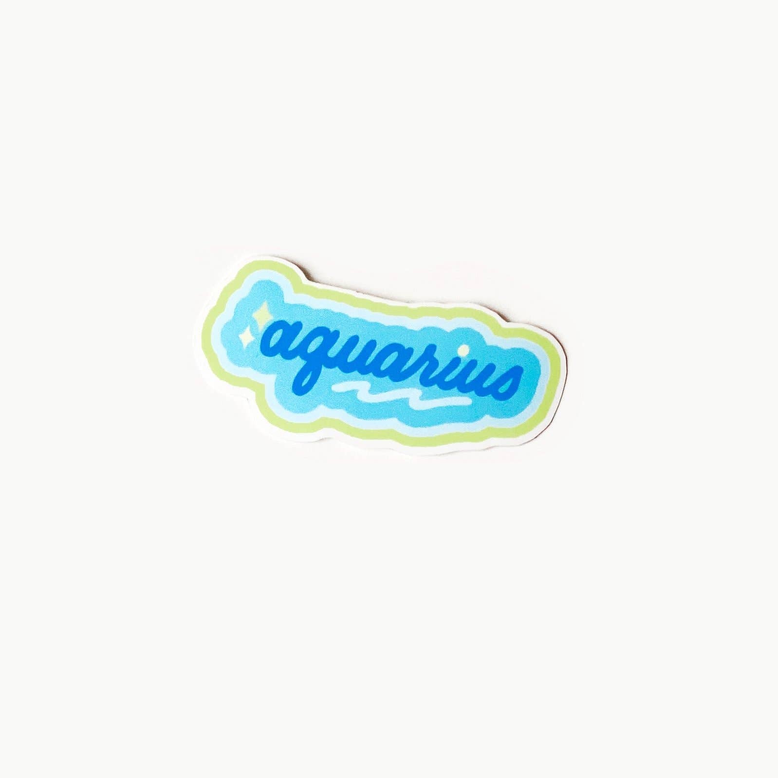 Astrological Star Sign Clear Die Cut Sticker