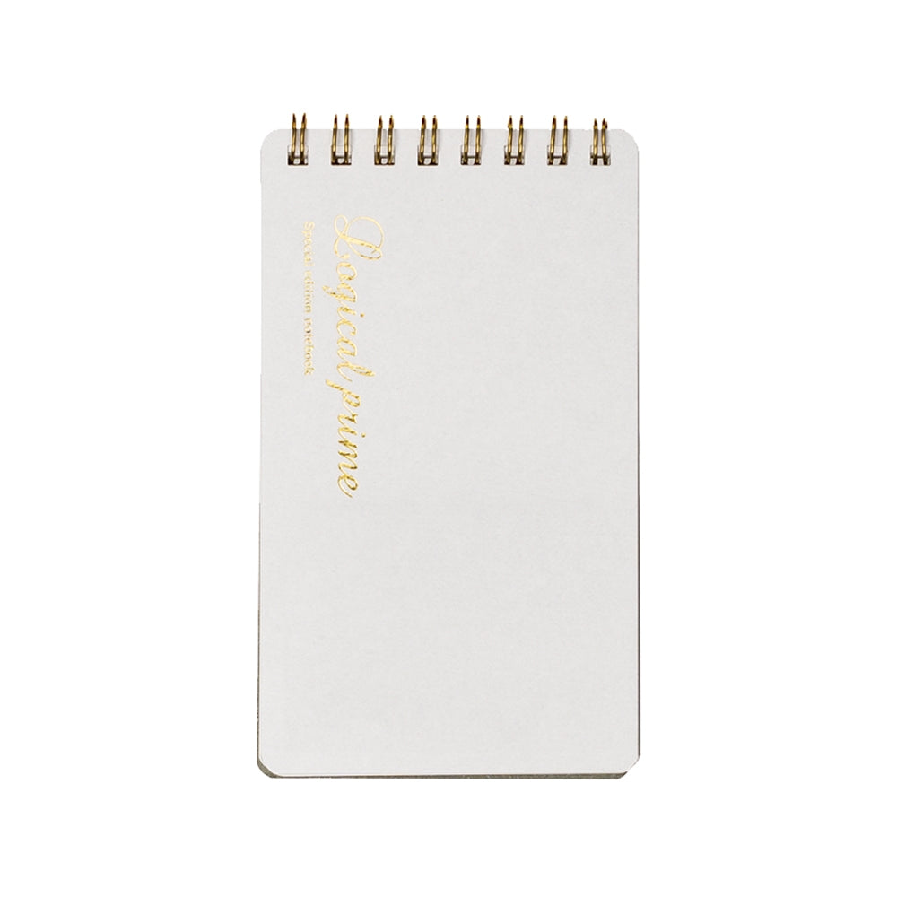 Japanese Logical Prime Ring Notebook in Plain White