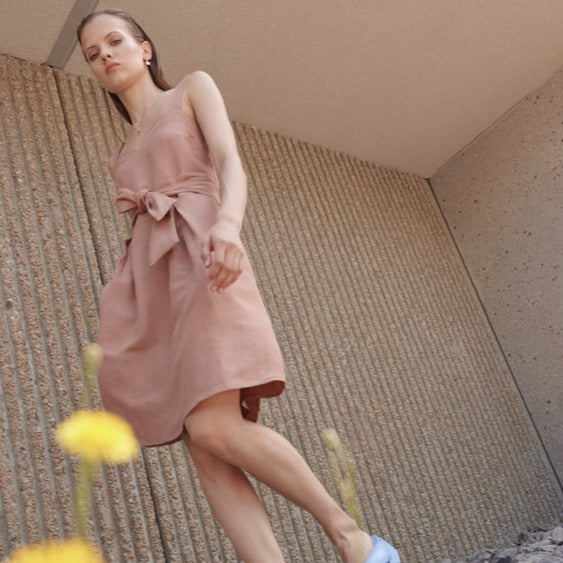 Eve Gravel Aya Dress in Blush