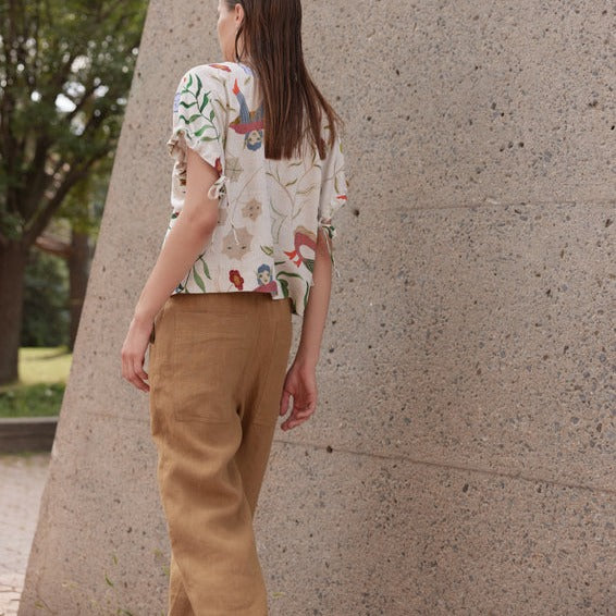 Eve Gravel Dévi Pants in Olive