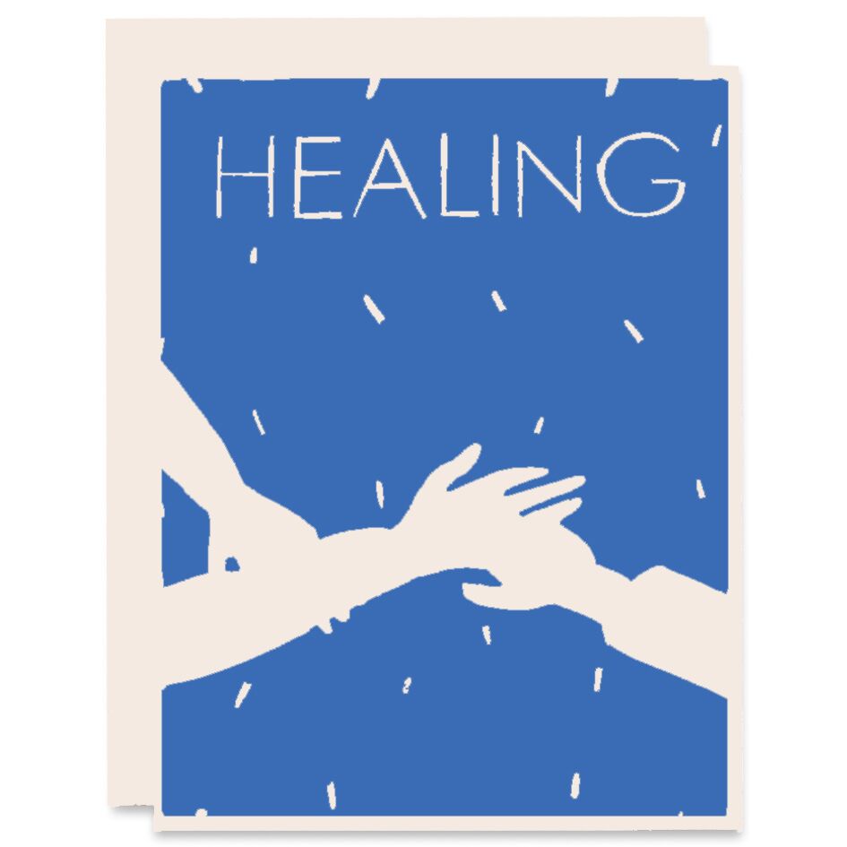 Healing Hand Sympathy Card