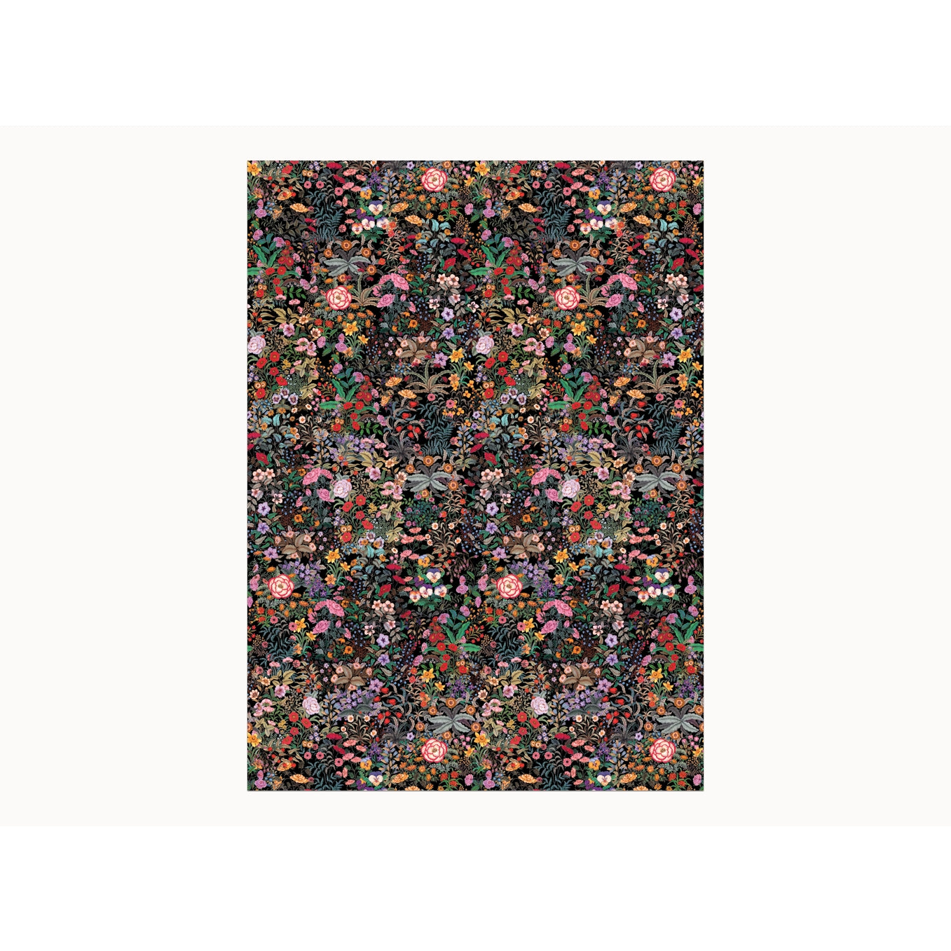 Meadow Black Gift Wrapping Paper