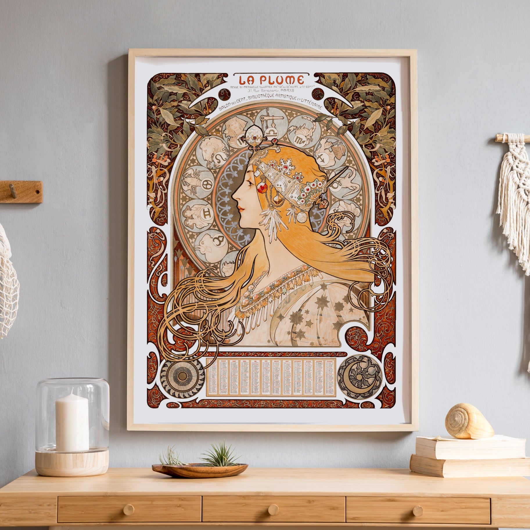 Mucha Modern Reproduction Art Print