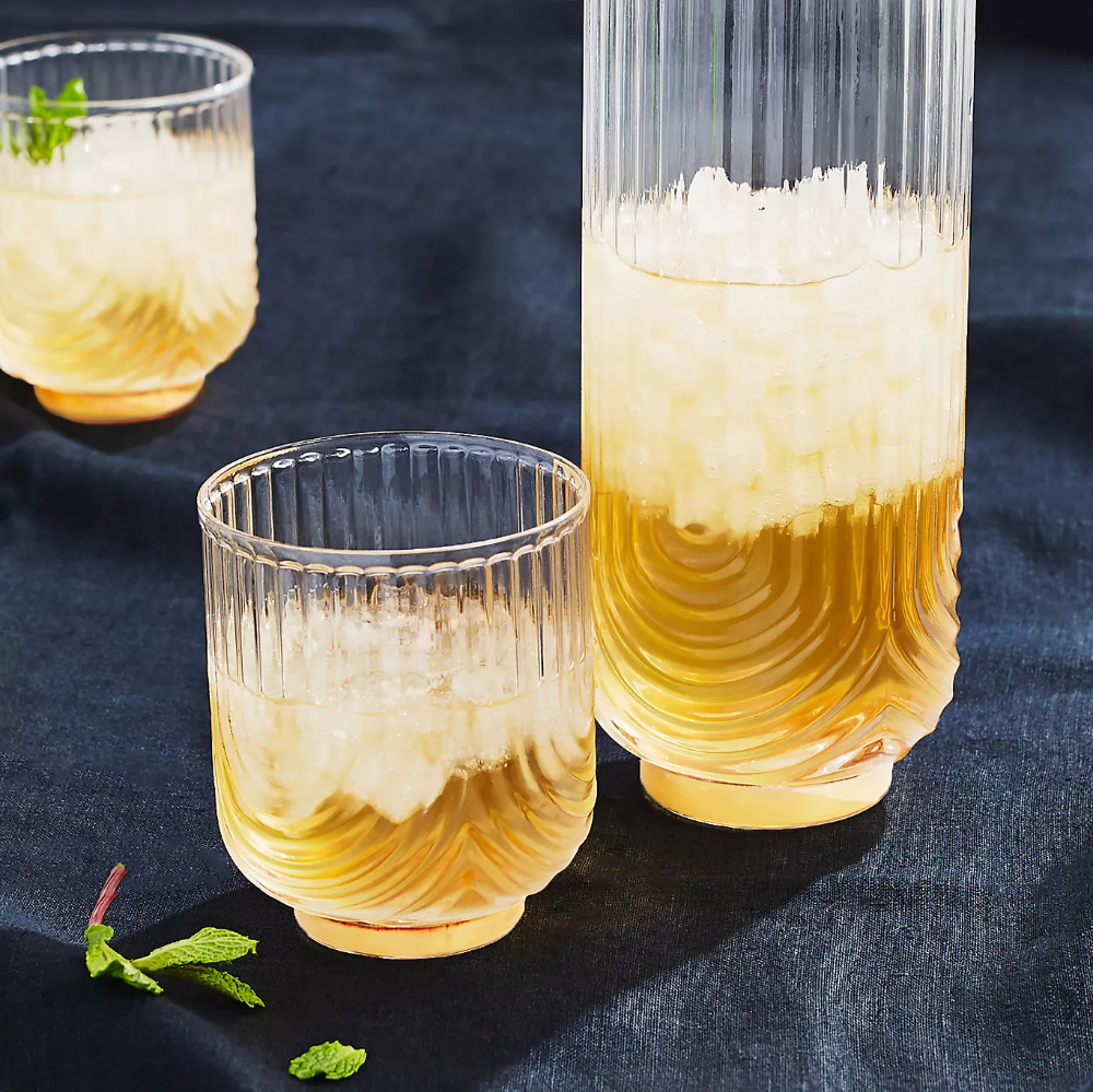 Gatsby Art Deco Glass Tumbler