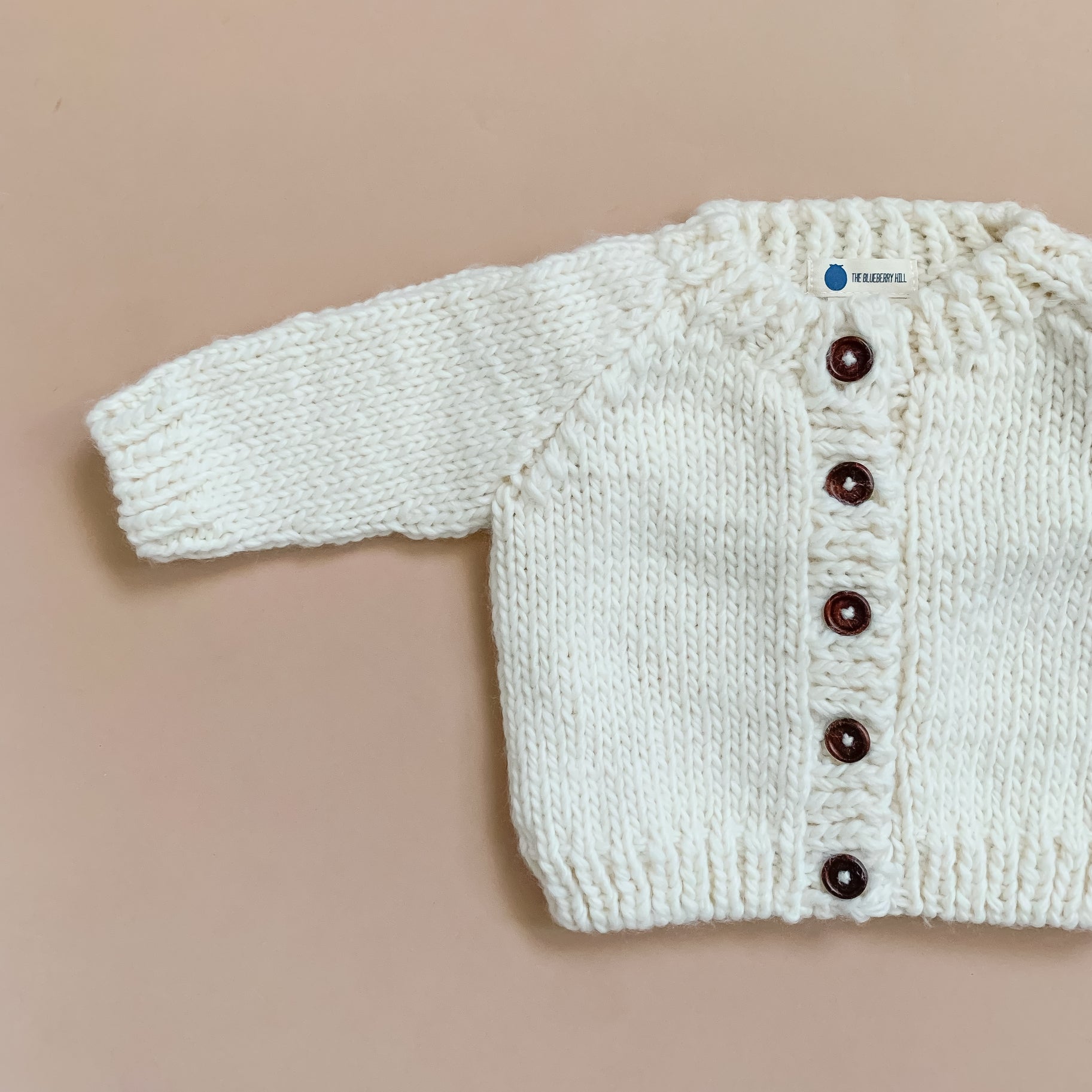 Classic Children's Cardigan in Cream